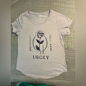 Lucky Brand Lavender California Graphic Tee